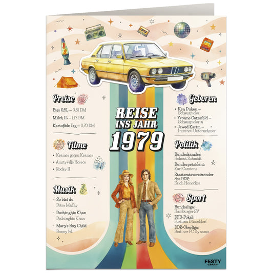 Geburtstagskarte zum 47. Geburtstag – Jahrgang 1979